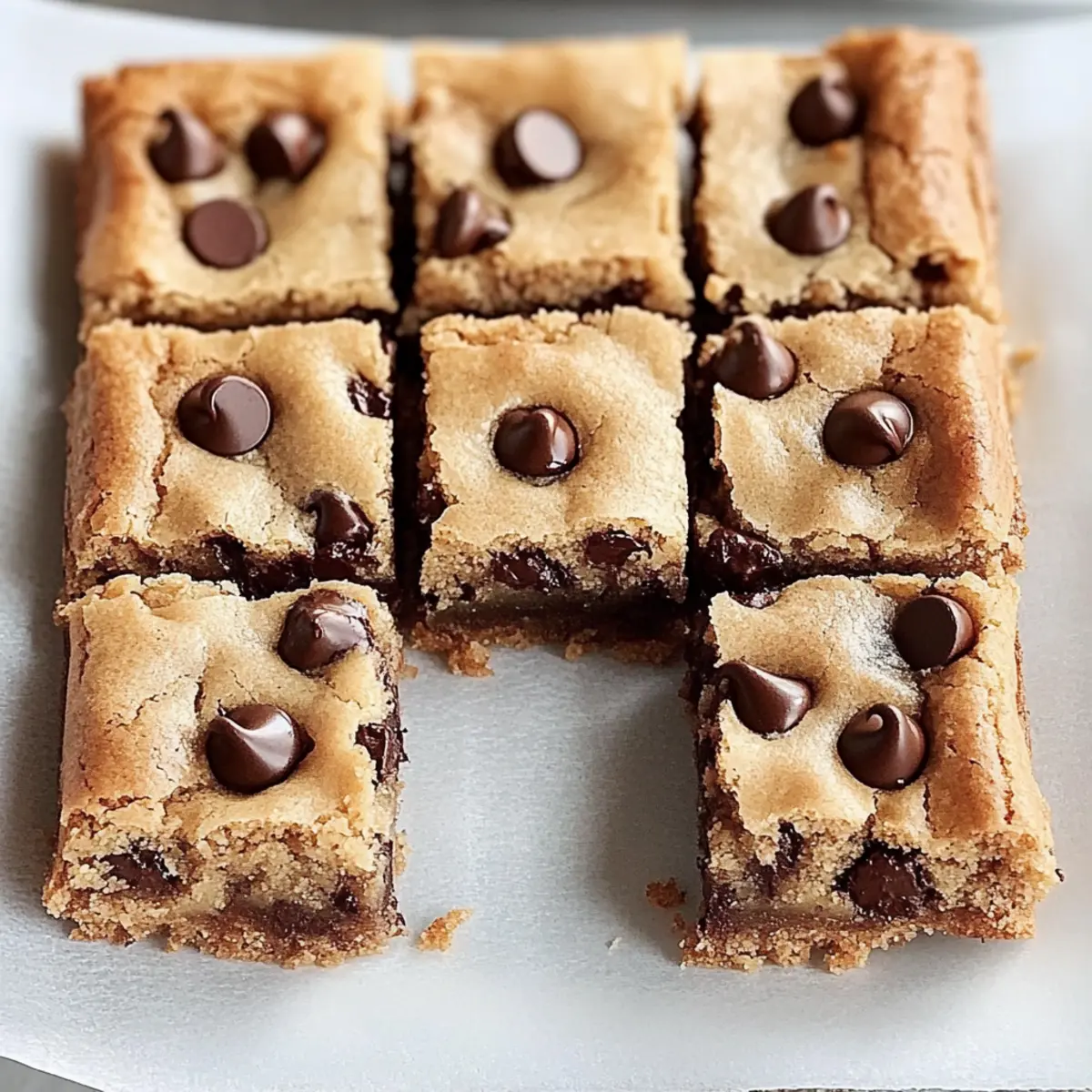 Irresistible Chocolate Chip Cookie Bars for Sweet Cravings