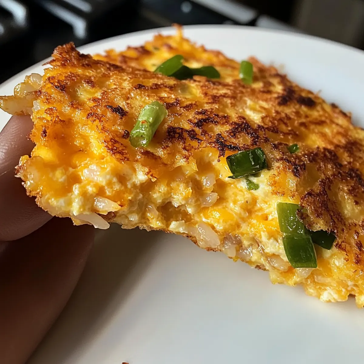 Crispy Rice Omelette: Quick Comfort Food Delight in 5 Minutes