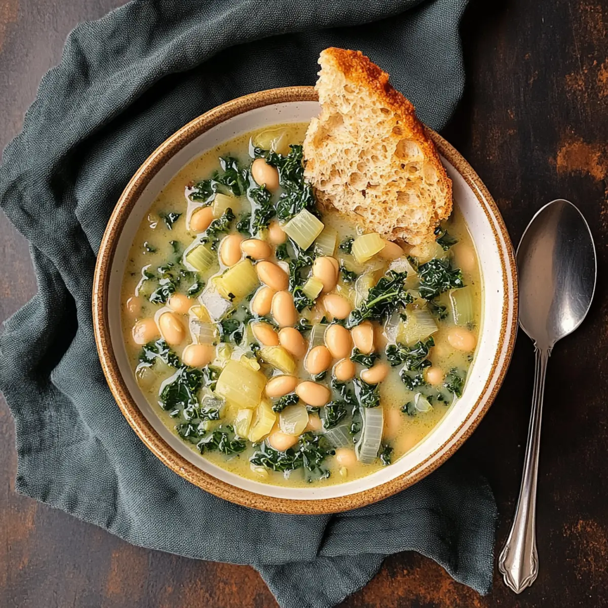 Cozy Brothy Miso Beans & Greens for the Ultimate Comfort Meal