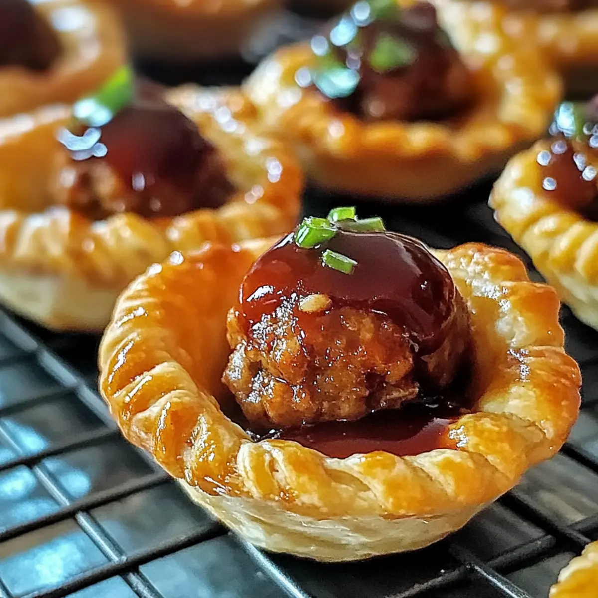Savory BBQ Meatball Crescent Cups for Ultimate Snack Joy