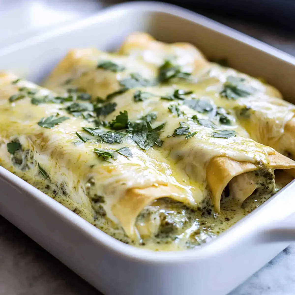 Creamy Poblano Chicken Enchiladas for Cozy Weeknight Dinners