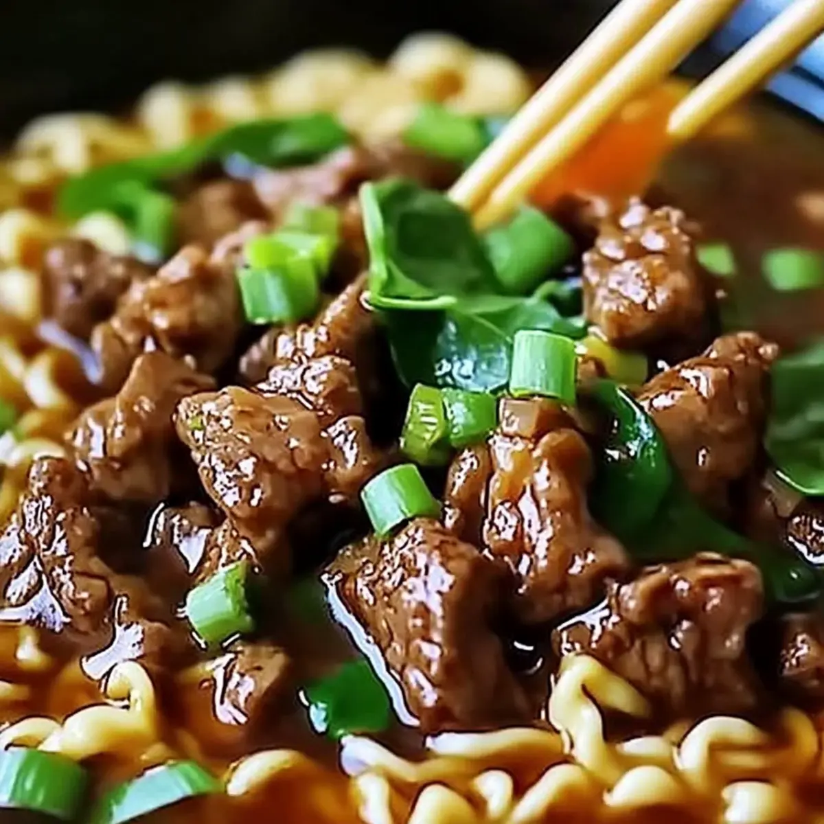 Slow Cooker Beef Ramen Noodles for Cozy Nights In
