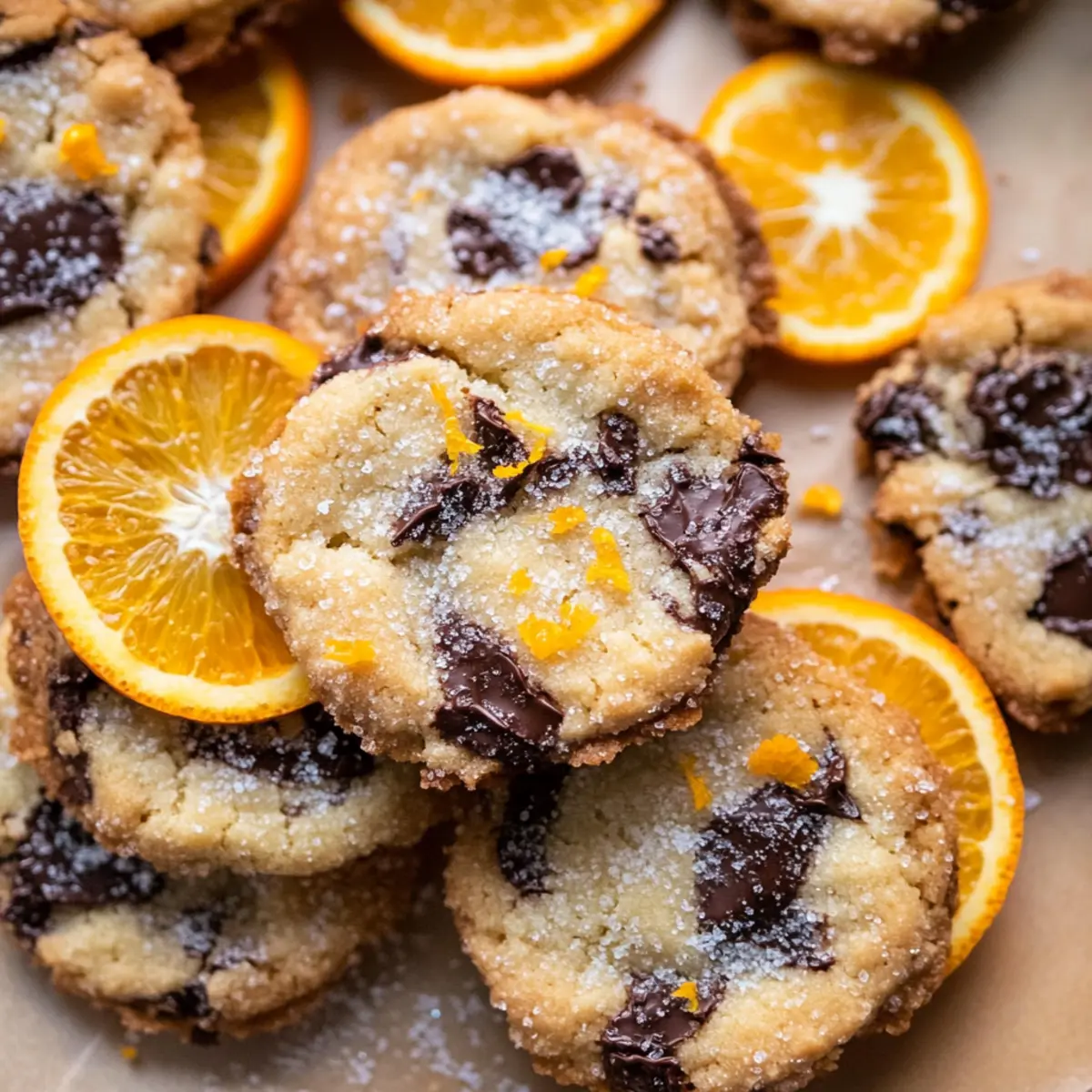 Dark Chocolate Orange Shortbread Cookies for Joyful Moments