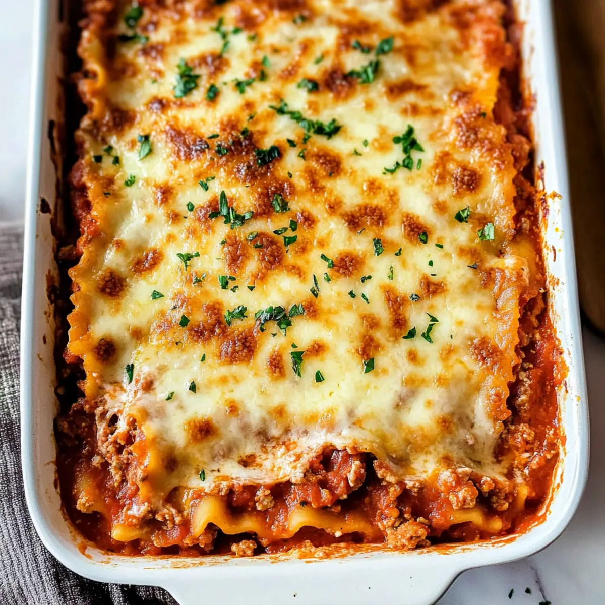 Saucy Small Batch Lasagna Perfect for Cozy Dinners