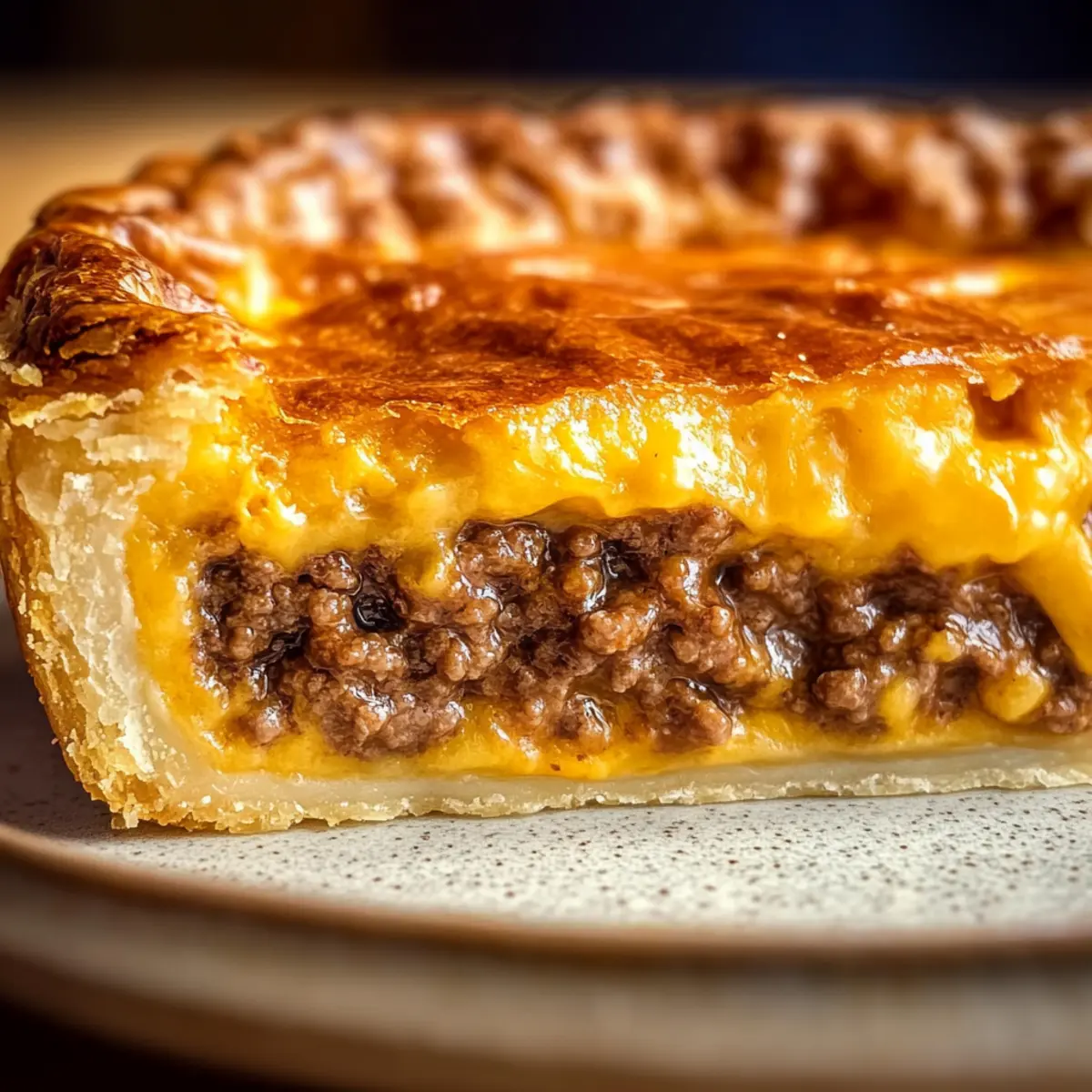 Savor Comfort with Homemade Cheeseburger Pie Delight