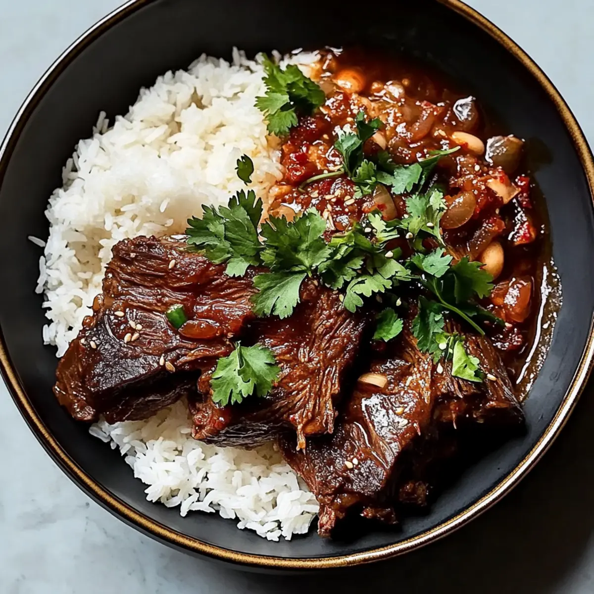 Korean Style Pot Roast that Melts in Your Mouth
