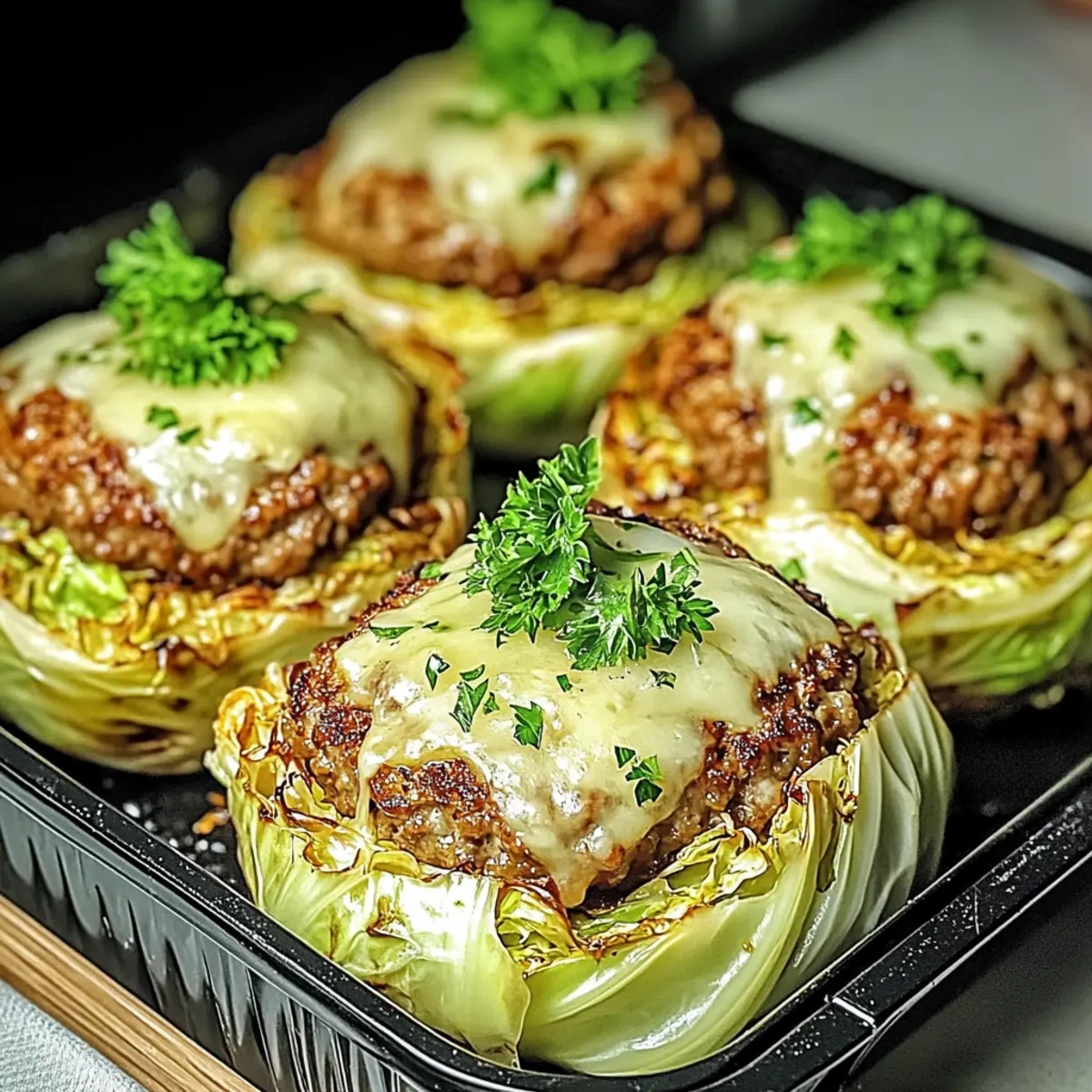 Delicious Oven-Baked Cabbage Burgers for a Healthy Twist