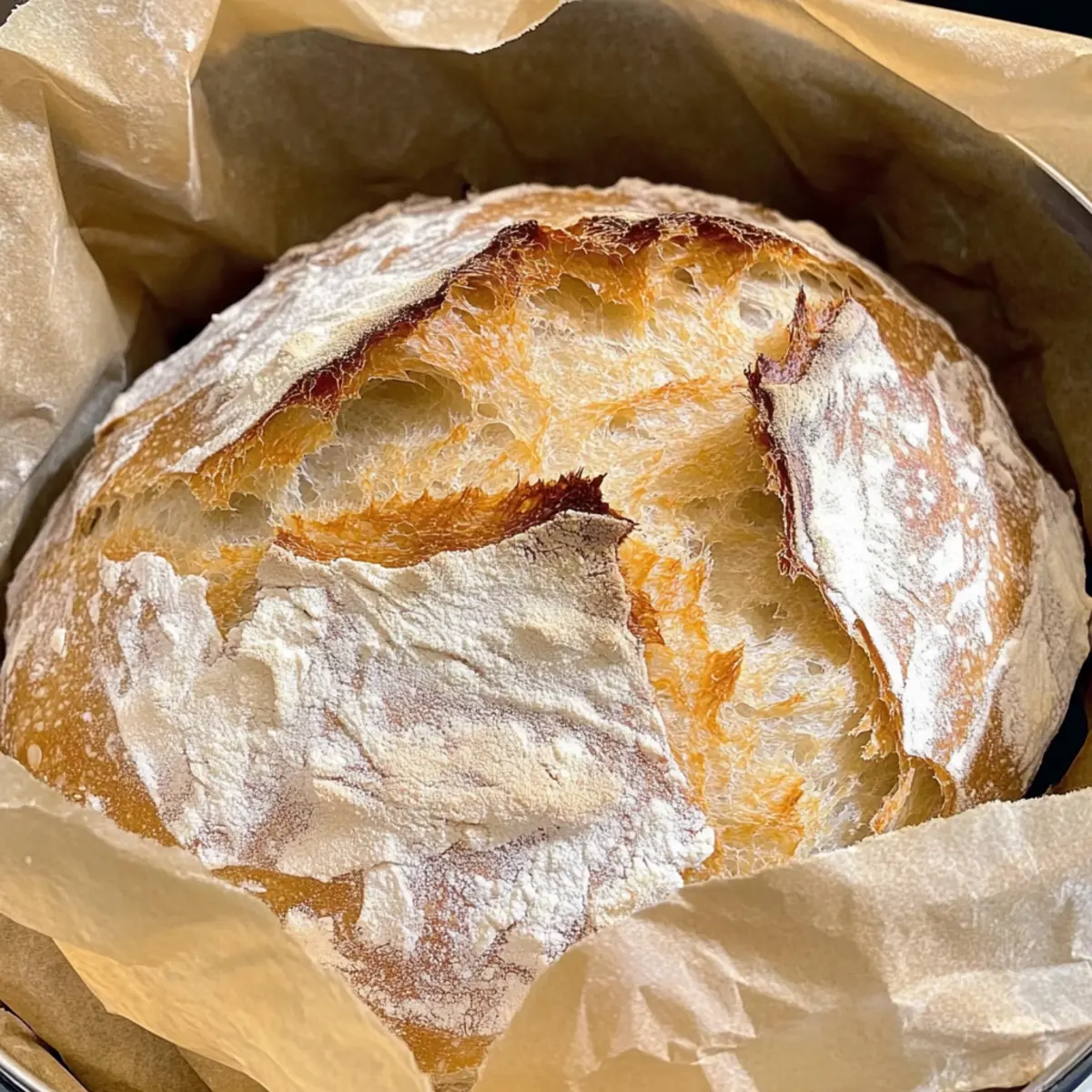 No-Knead Rustic Artisan Bread That’s Effortlessly Delicious