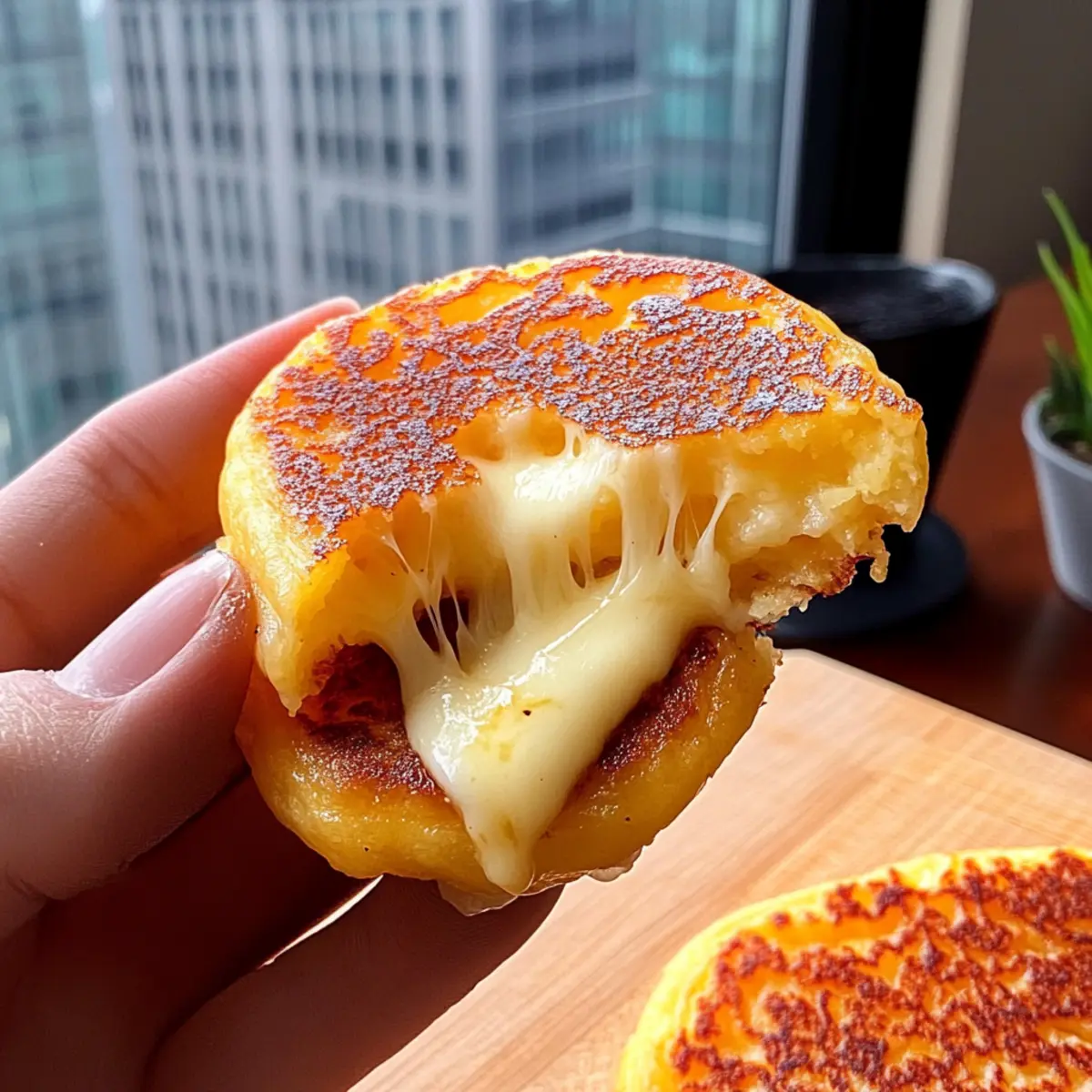 Savory Korean Cheese Hotteok: Crispy Joy in Every Bite