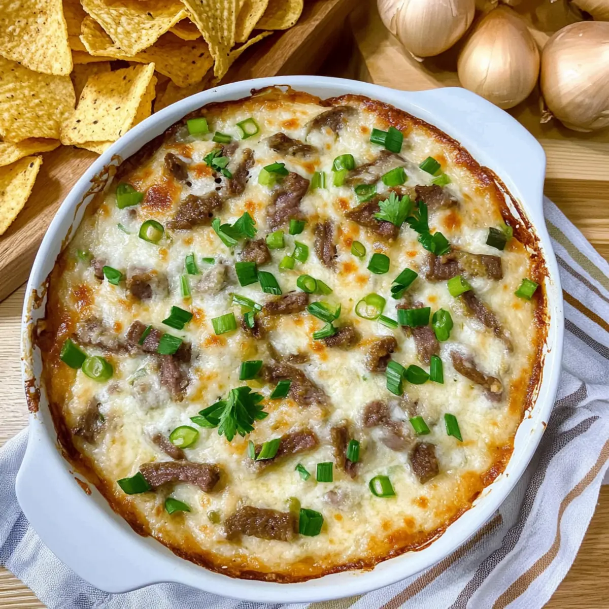 Creamy Philly Cheesesteak Dip That’ll Wow Your Guests