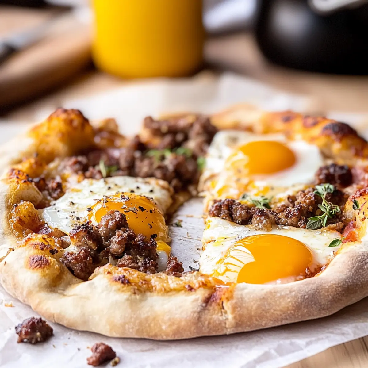 Sausage Breakfast Pizza: A Cozy Morning Delight at Home