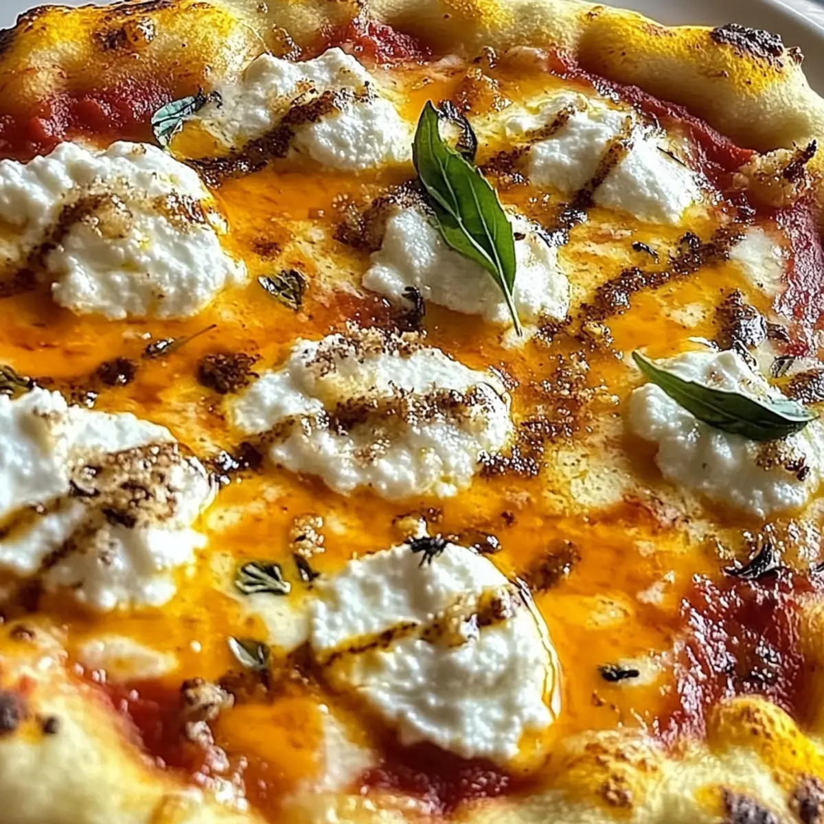 Mouthwatering Hot Honey Ricotta Pizza for Quick Comfort