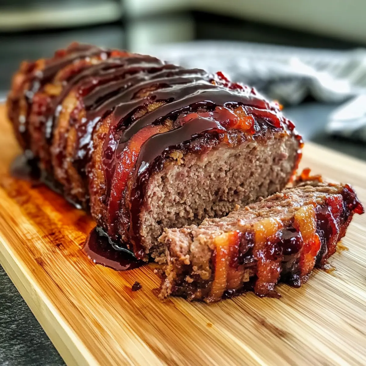 BBQ Bacon Cheddar Meatloaf That'll Wow Your Dinner Guests