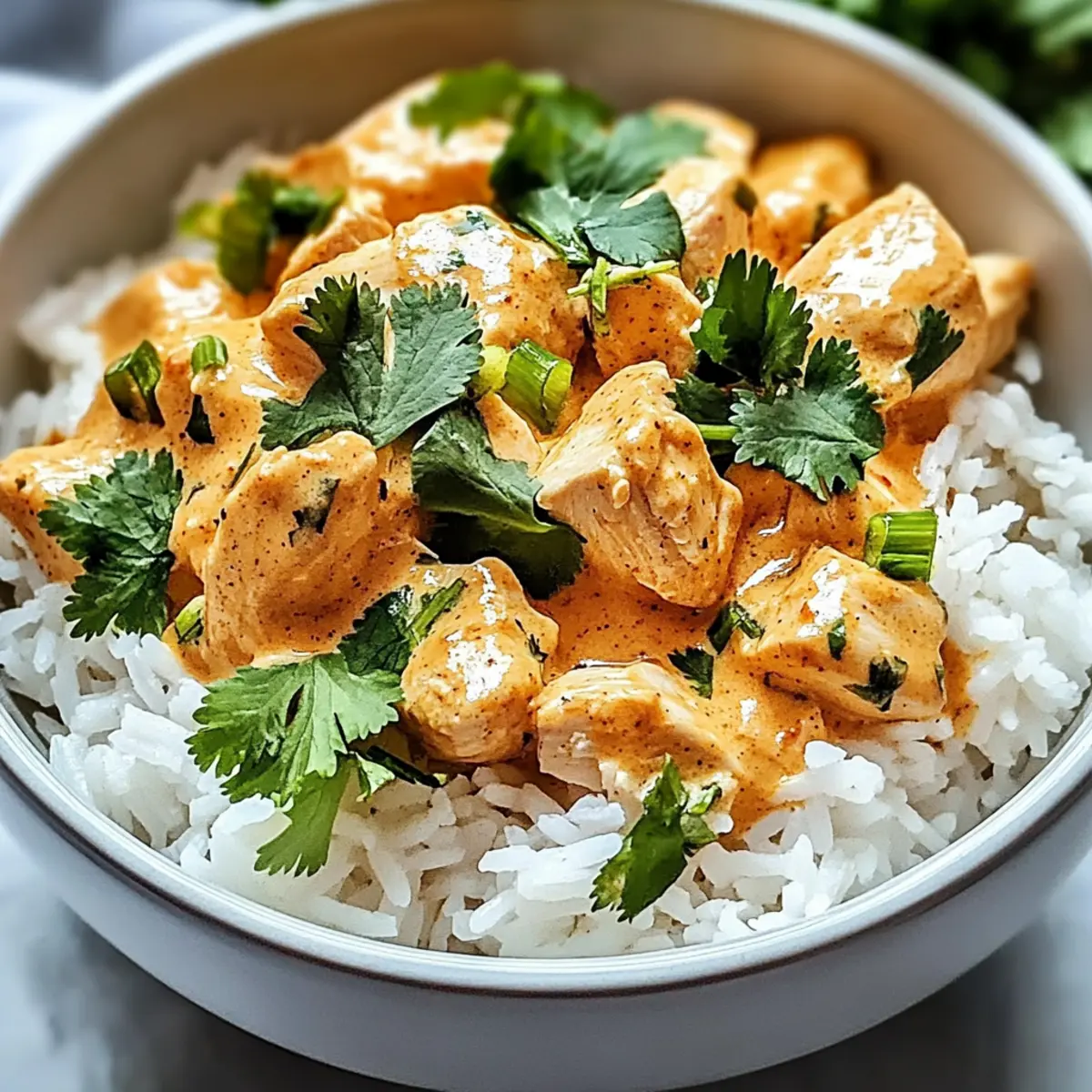 Heavenly Coconut Chicken Rice Bowl Ready in 20 Minutes
