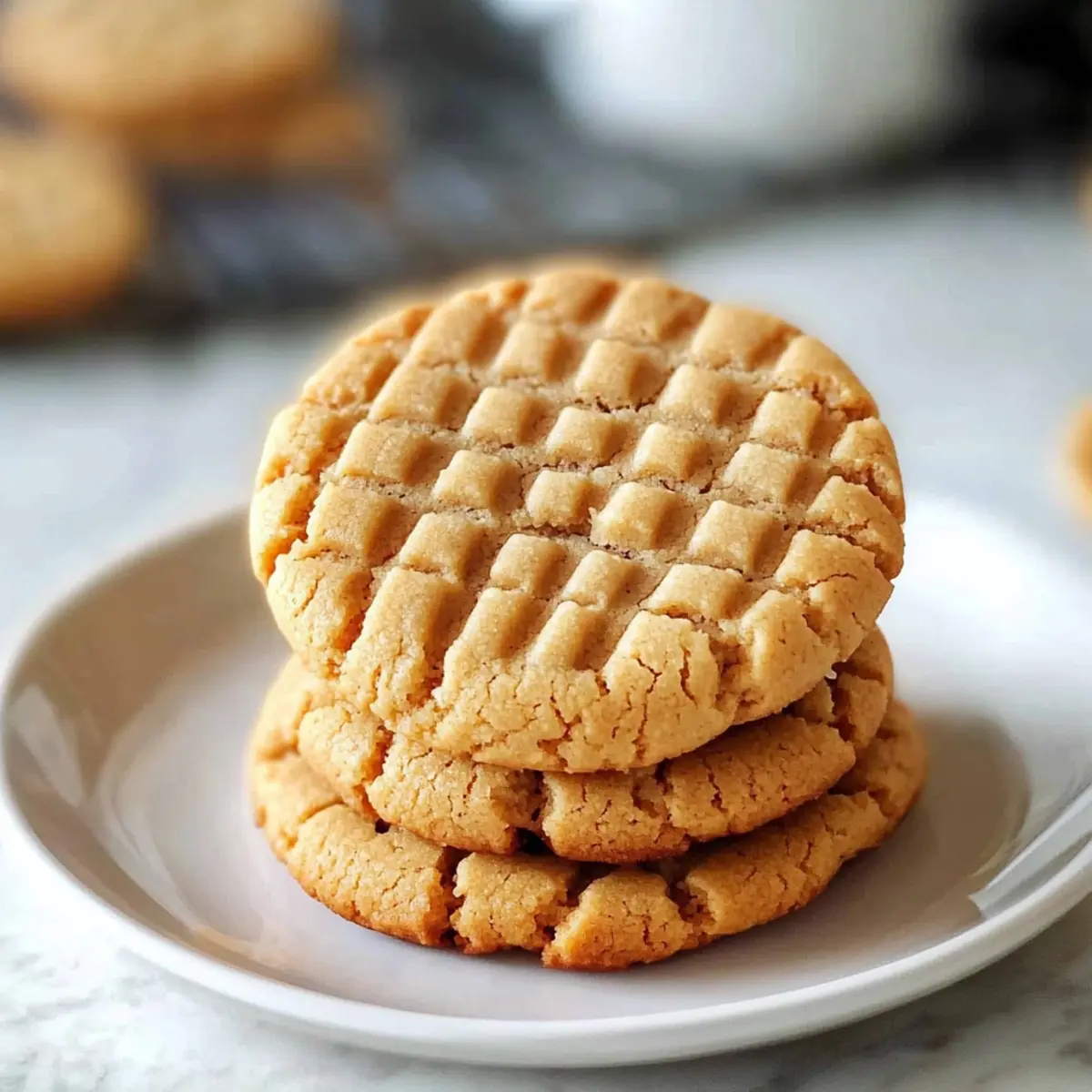 Thick and Chewy Peanut Butter Cookies for Sweet Nostalgia