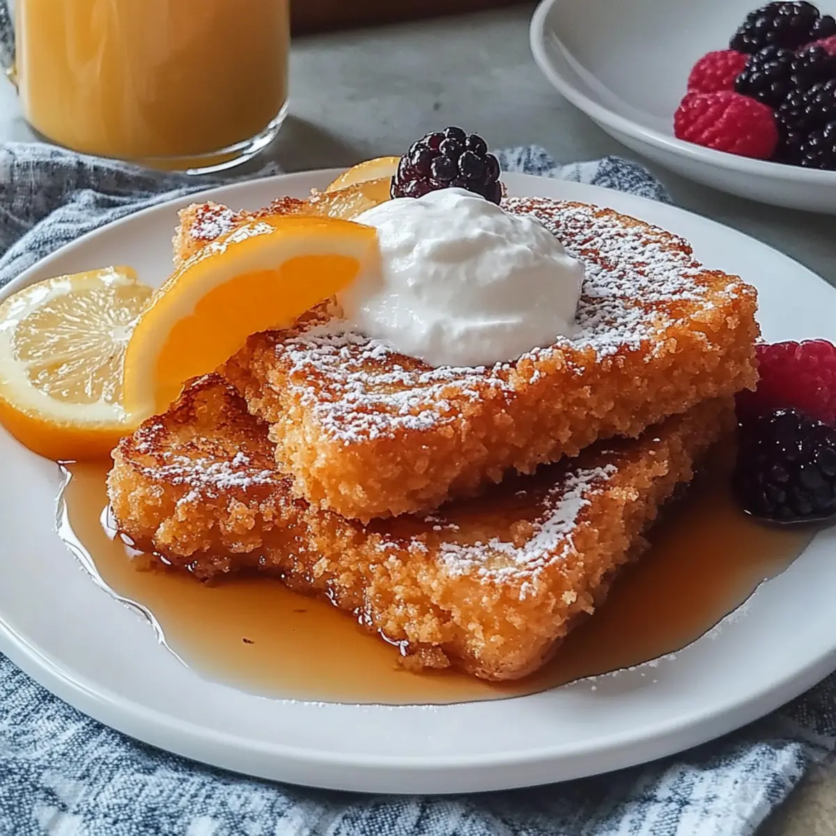 Cinnamon Cornflake French Toast: Crunchy Bliss Awaits!