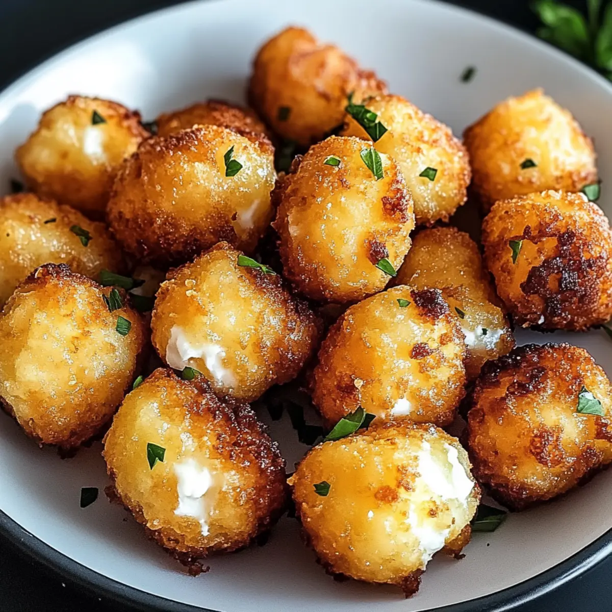 Crispy Two Ingredient Cottage Cheese Tots for a Healthy Snack