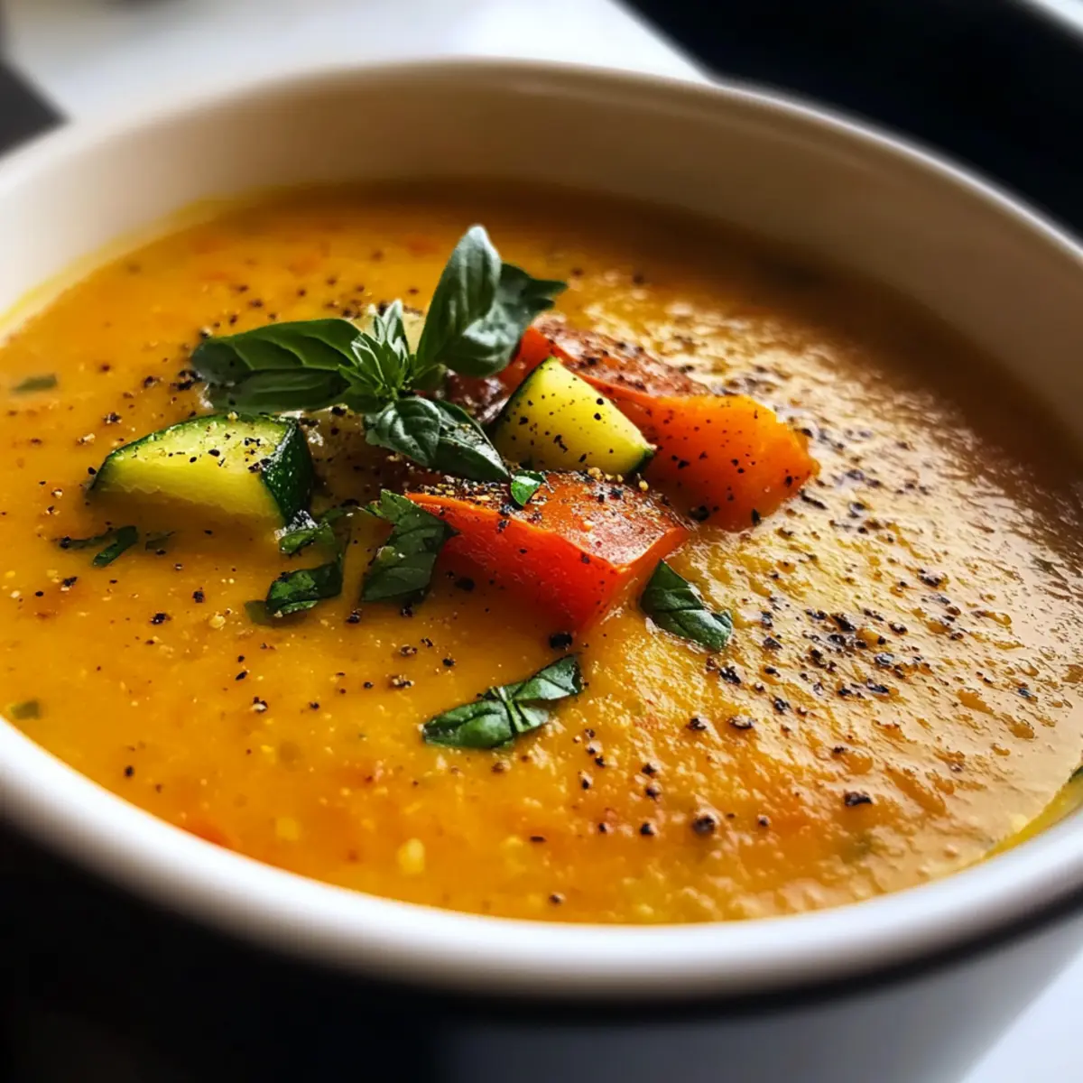 Creamy Roasted Veggie Soup to Warm Your Soul