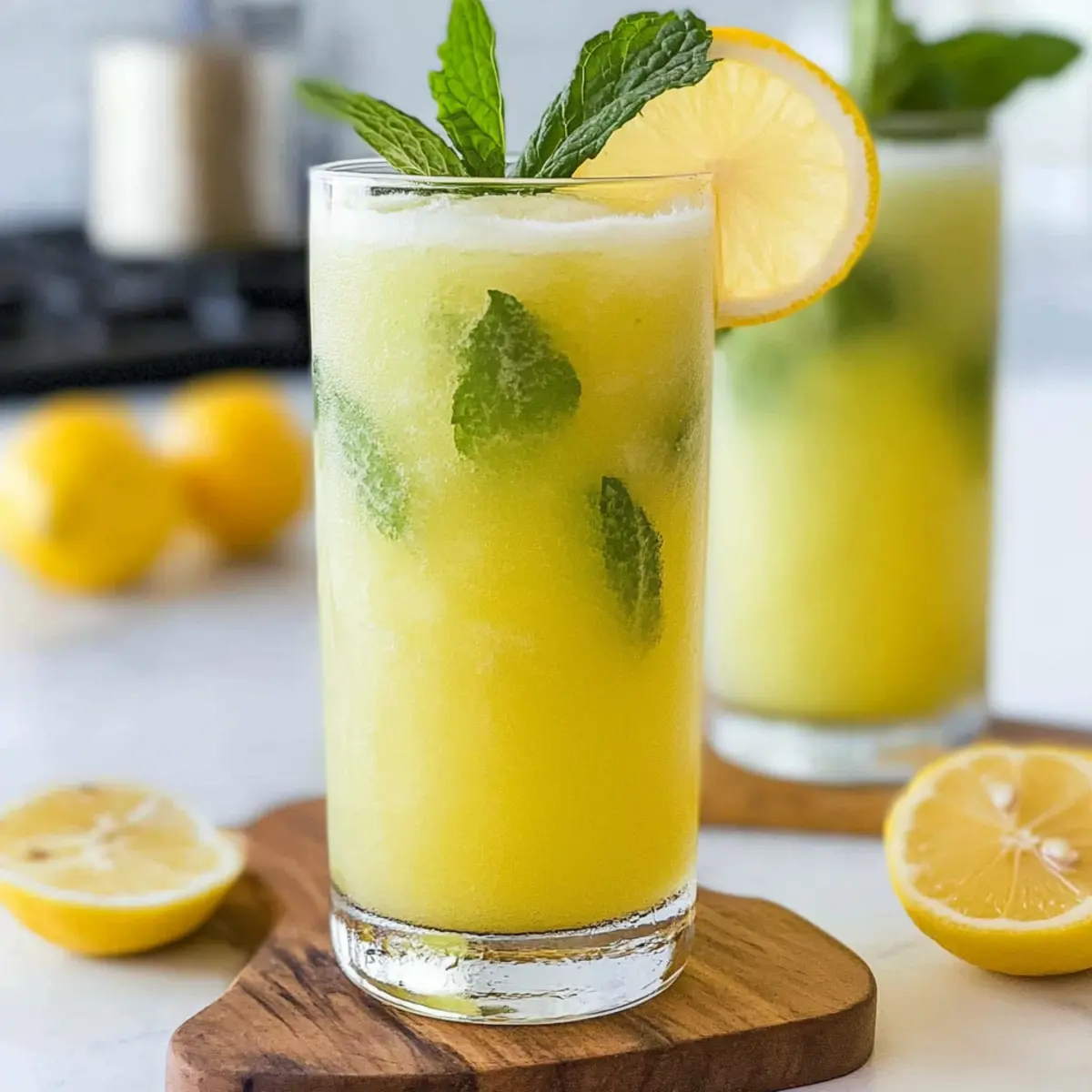 Zesty Lemon Mint Juice: Refreshing Lebanese Lemonana Recipe