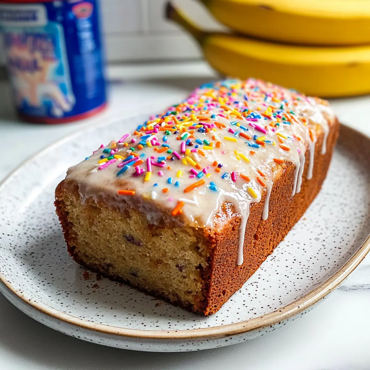 Delicious Birthday Cake Banana Bread: A Healthy Twist!