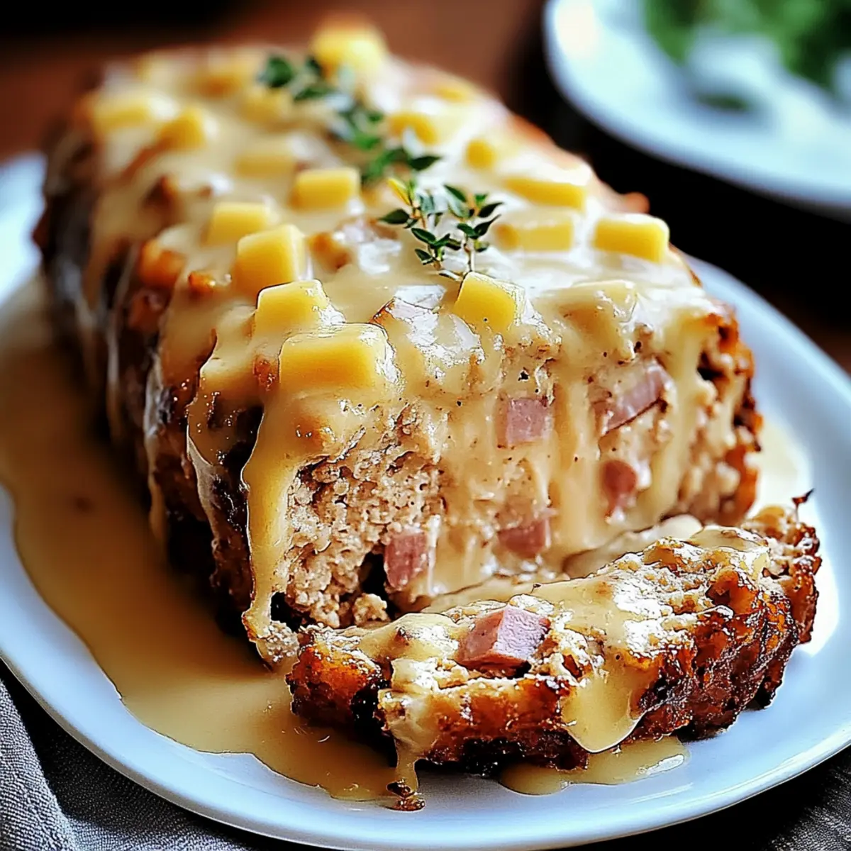 Savory Chicken Cordon Bleu Meatloaf for Cozy Nights