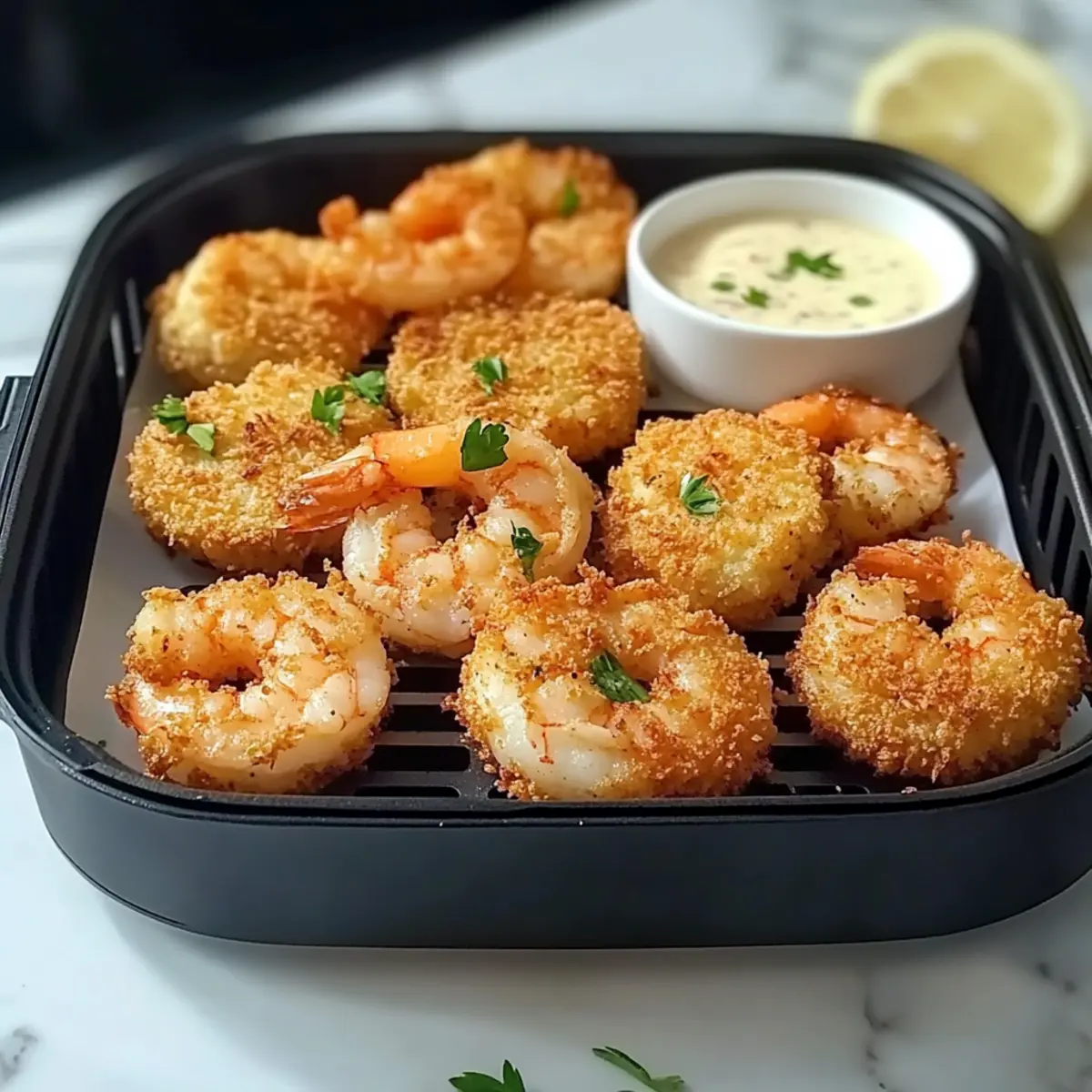 Crispy Air Fryer Fried Shrimp for a Guilt-Free Delight