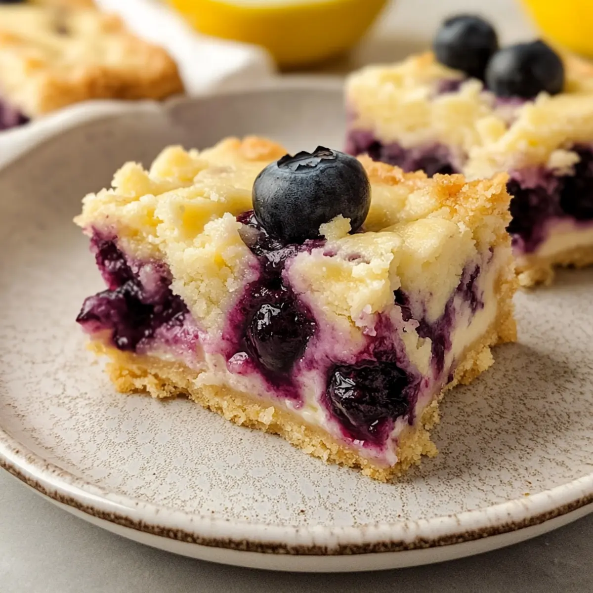 Delicious Blueberry Lemon Cheesecake Bars You’ll Crave