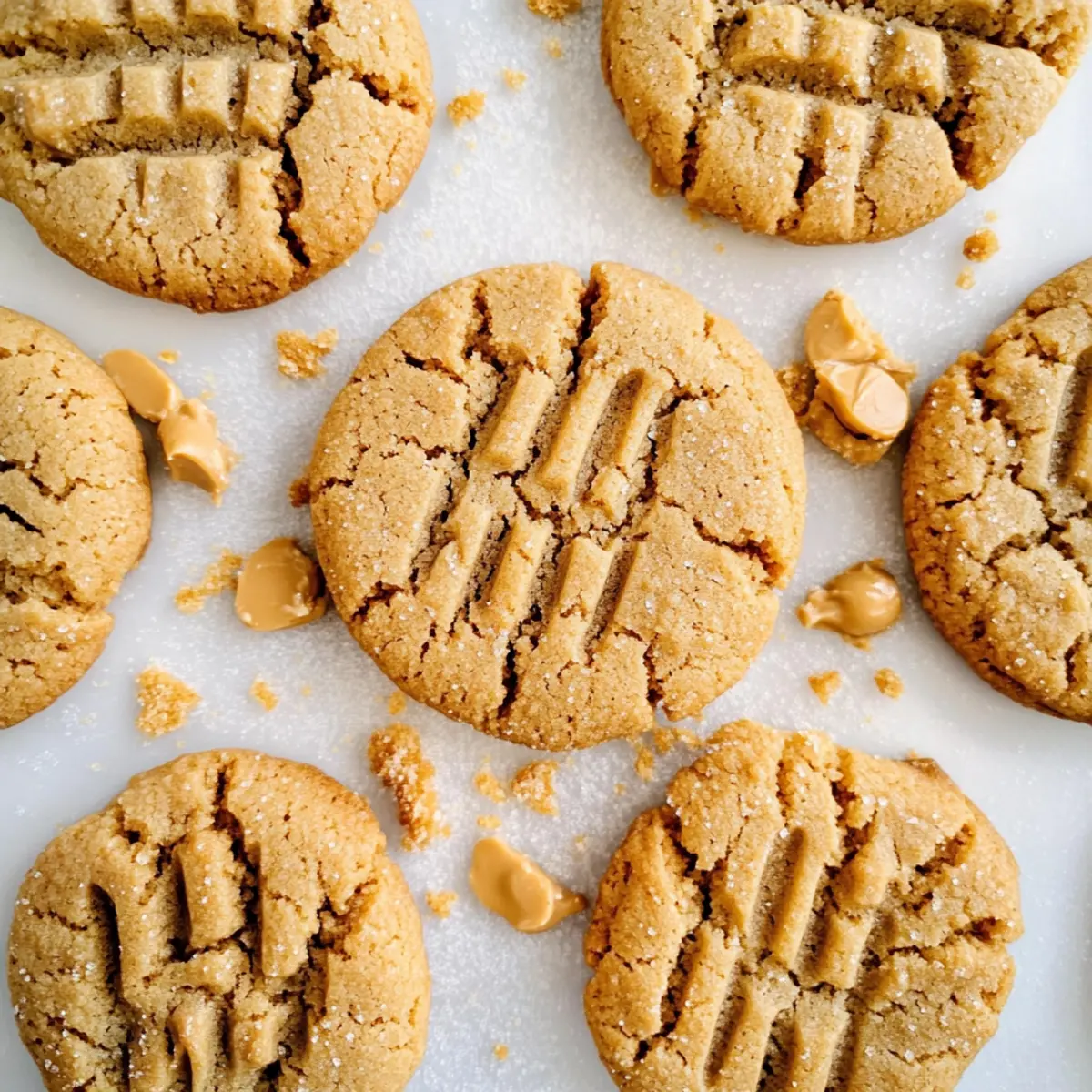 Thick and Chewy Peanut Butter Cookies You Can't Resist