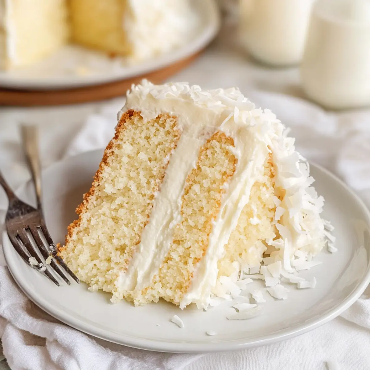 Irresistibly Moist Best Coconut Cake Recipe with Creamy Frosting