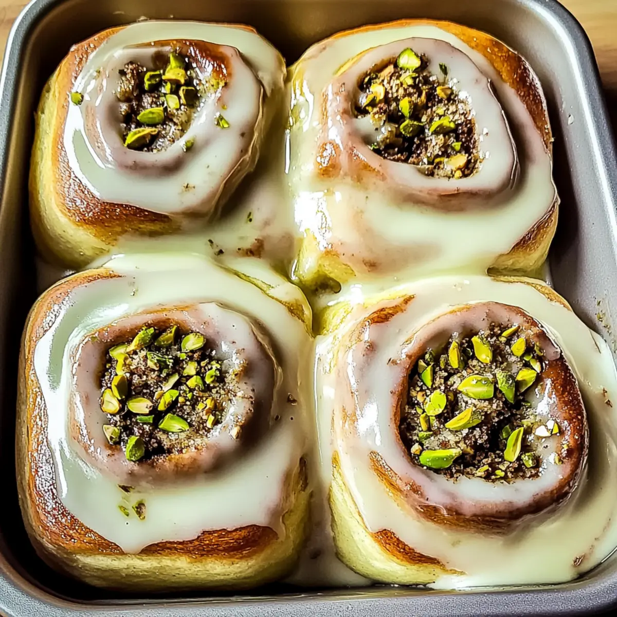 Pistachio Cream Cinnamon Rolls That Will Change Your Mornings