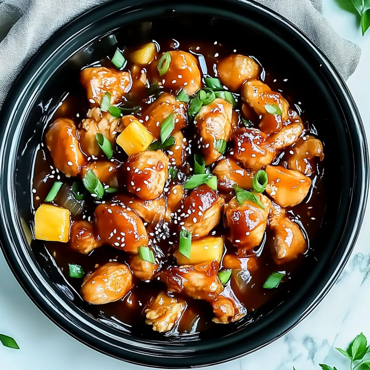 Sweet Hawaiian Crockpot Chicken for Effortless Dinner Bliss