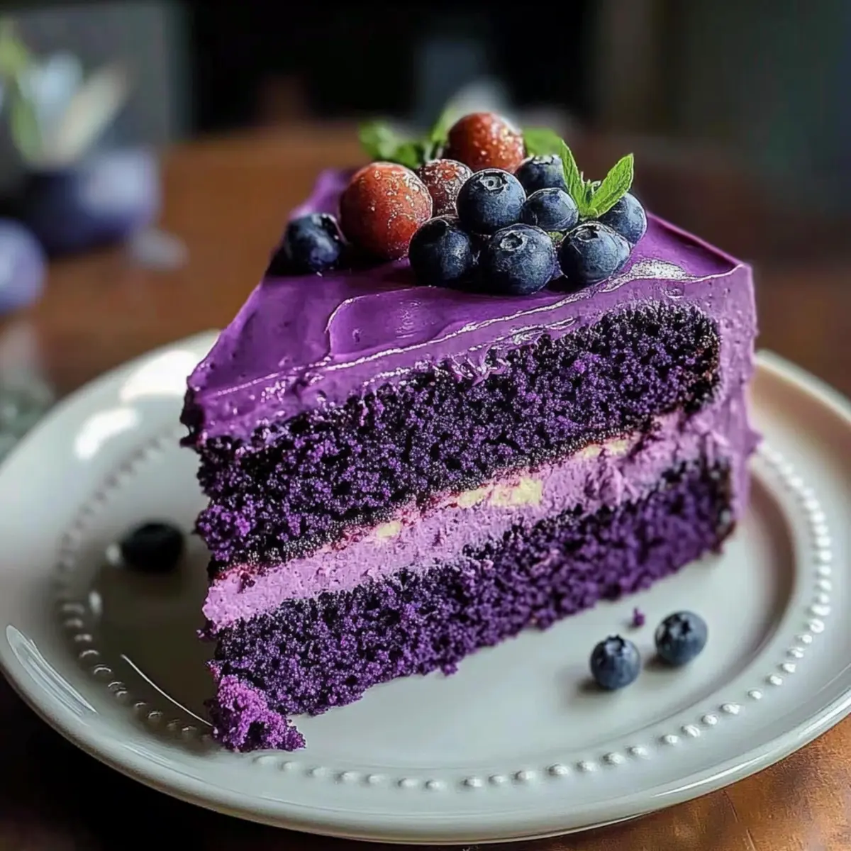 Indulge in Purple Velvet Cake: A Sweet Celebration Delight