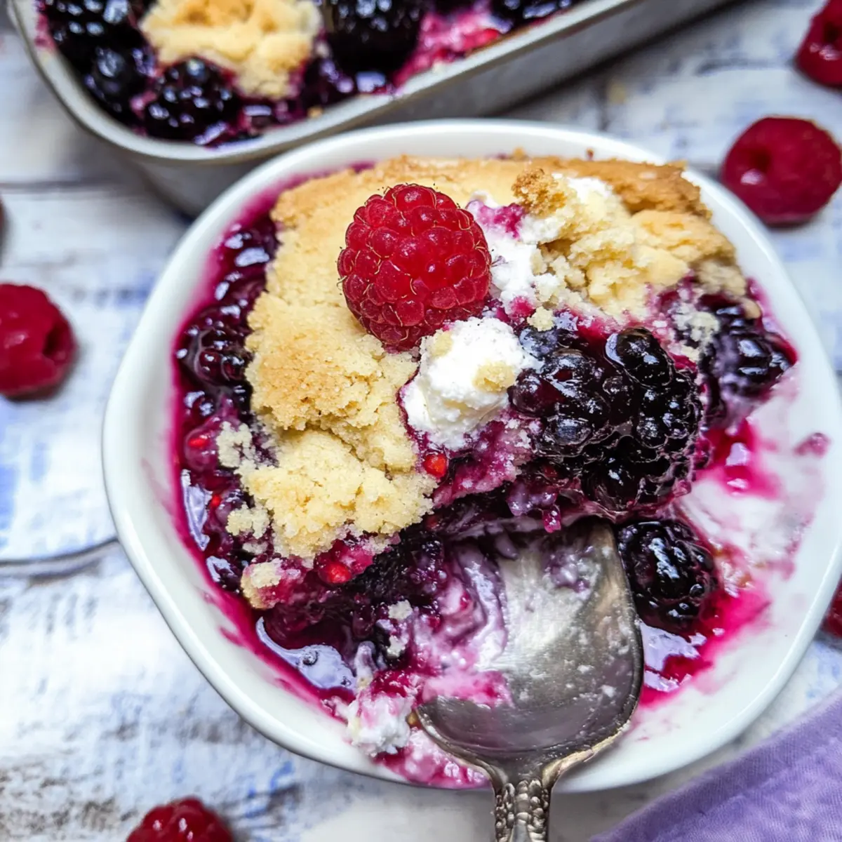 Easy Sugar Cookie Berry Cobbler: Deliciously Simple Delight