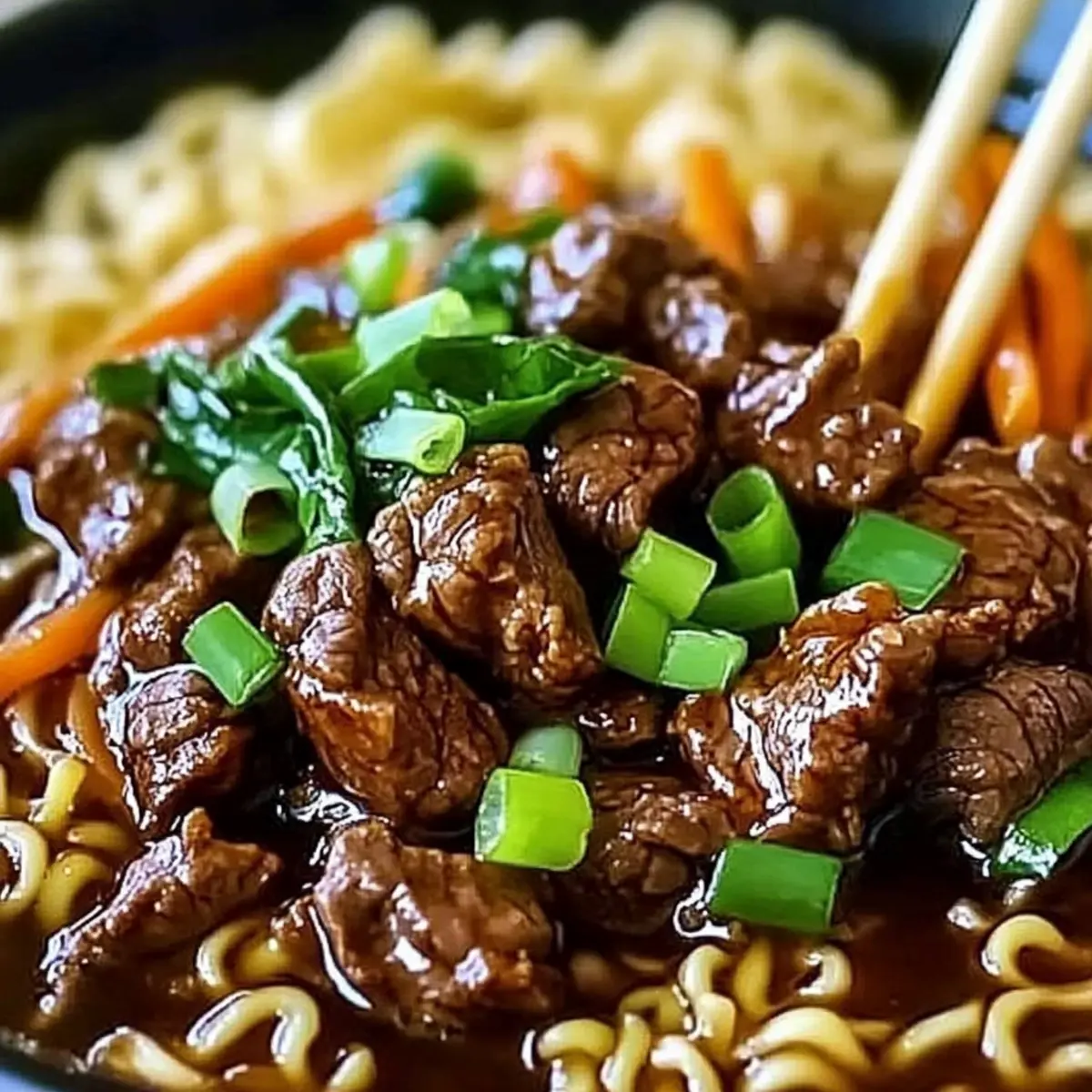 Savory Slow Cooker Beef Ramen Noodles for Cozy Nights