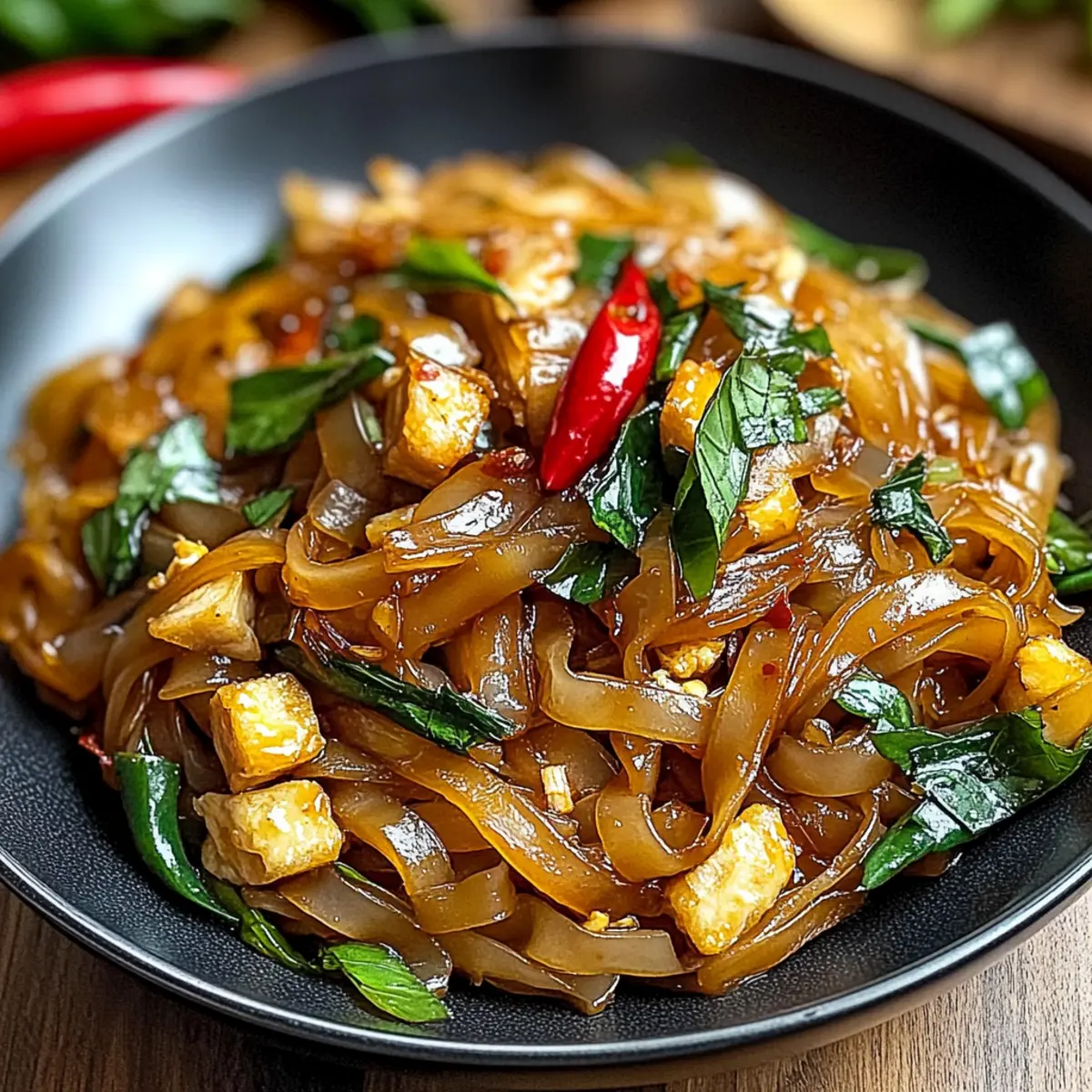 Street Style Thai Drunken Noodles: Your New Favorite Comfort Dish
