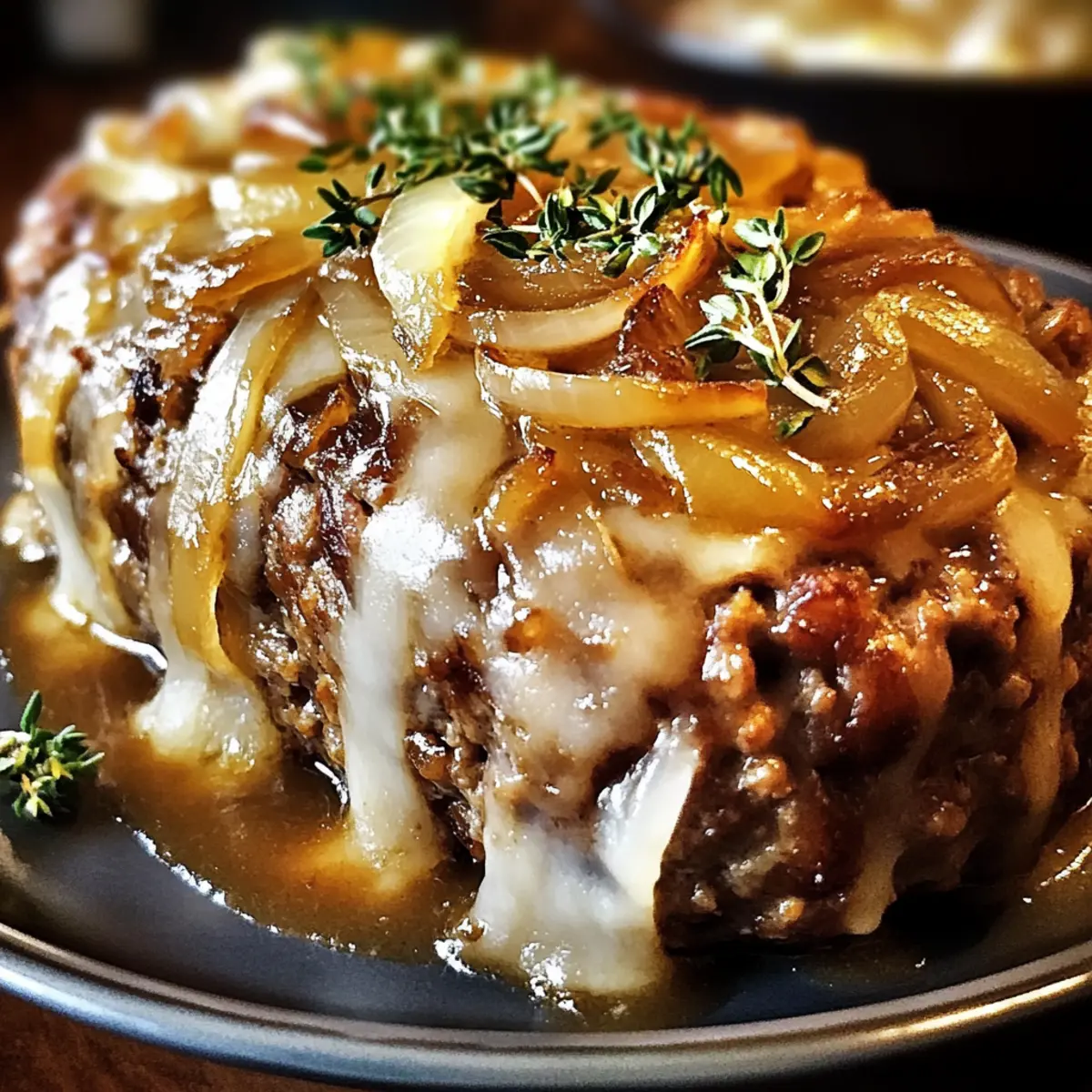 Mouthwatering French Onion Meatloaf That Can't Be Beat