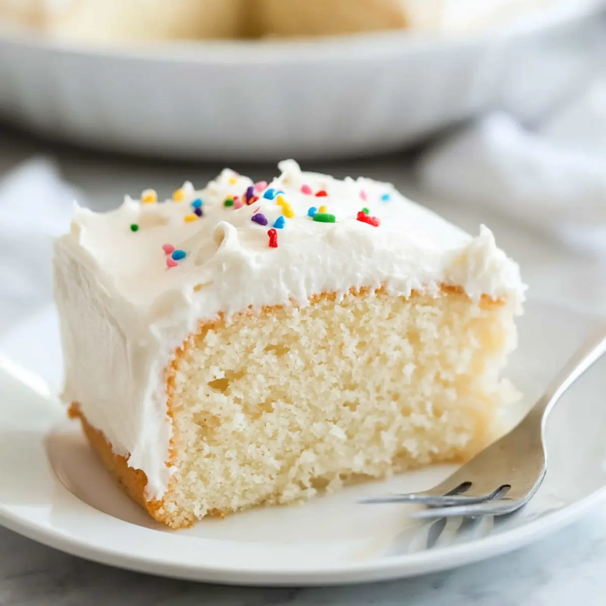 Fluffy White Cake From Scratch: A Deliciously Easy Recipe