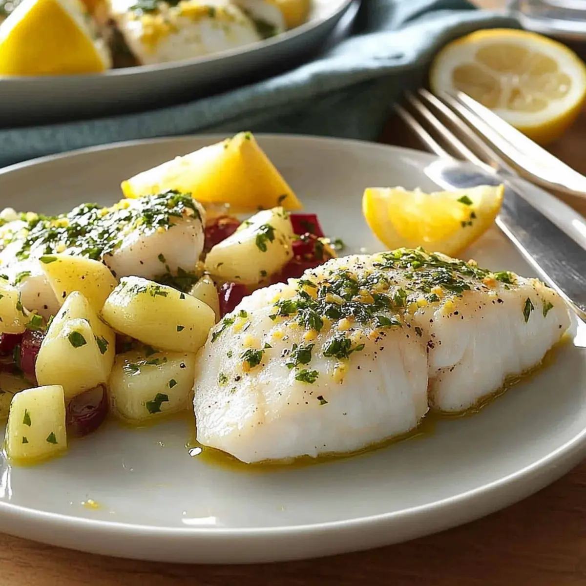 Lemony Parsley Baked Cod: A Fresh & Healthy Delight