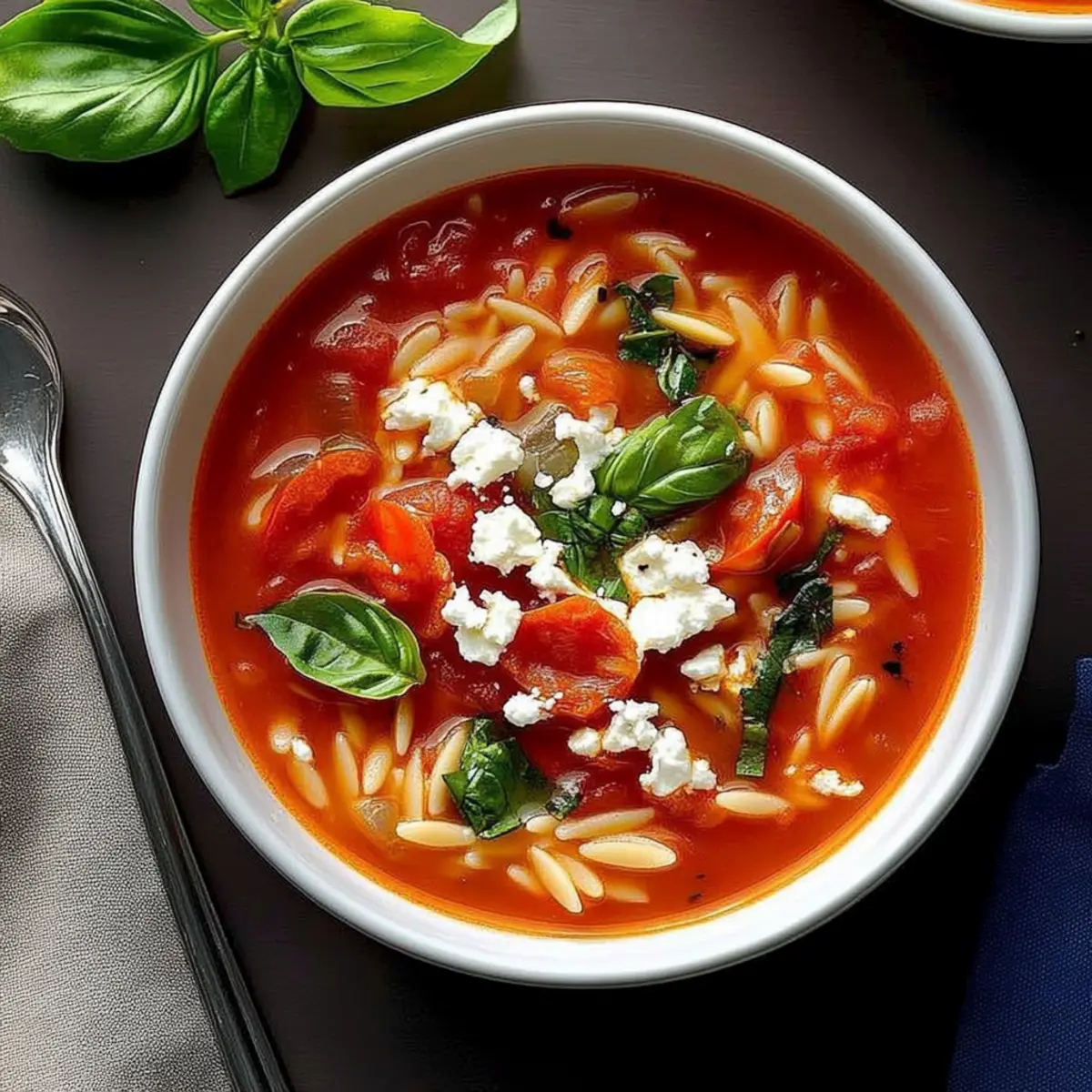 Cozy Up with Greek Tomato Soup and Orzo for Comfort Tonight