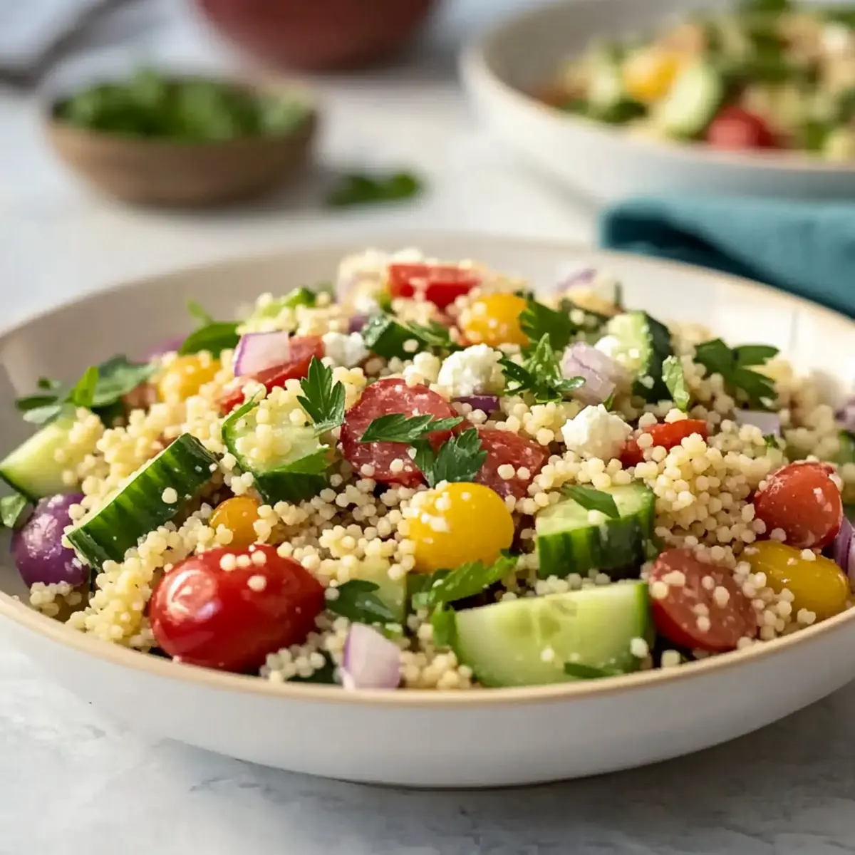 Mediterranean Couscous Salad: Fresh, Flavorful, and Fun!