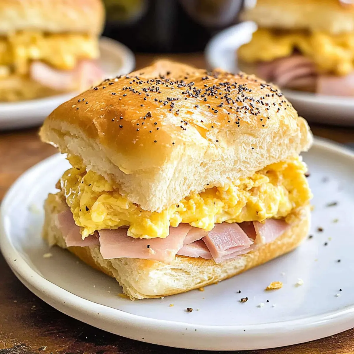 Hawaiian Roll Breakfast Sliders for a Cozy Morning Treat