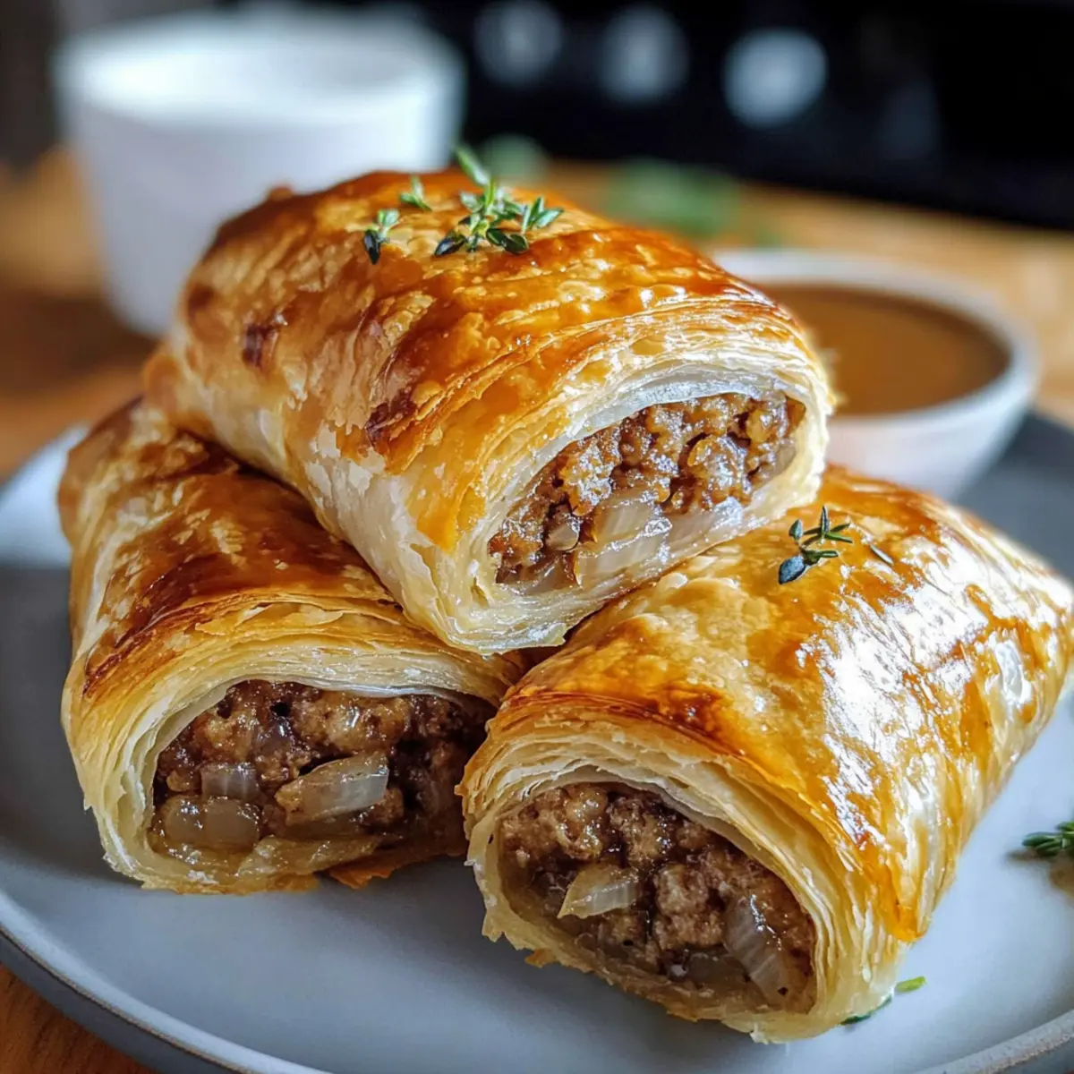 Delicious French Onion Sausage Rolls for Ultimate Comfort Snacking