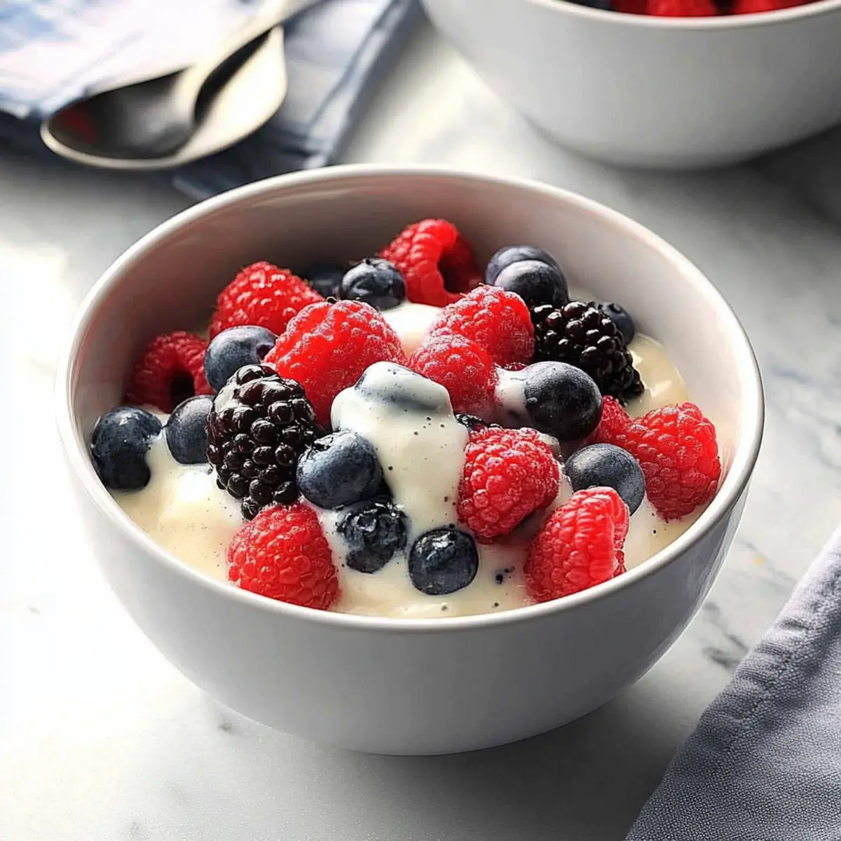 Berries with Vanilla Custard: A Creamy Delightful Treat