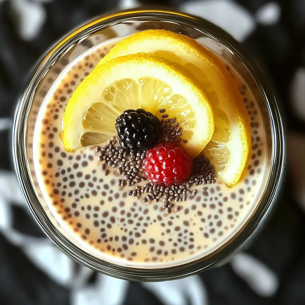 Lemon Cream Chia Pudding: A Refreshing Vegan Delight