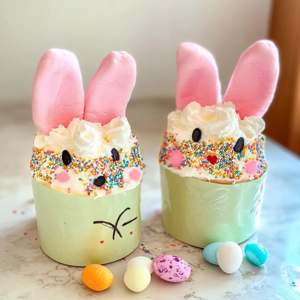 Adorable Easter Dessert Bunny Cups Your Kids Will Love
