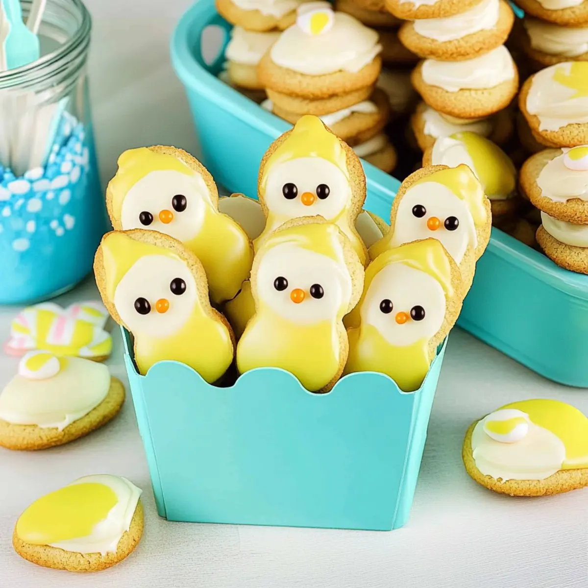 Irresistibly Cute Hatching Chick Cookies for Easy Easter Fun