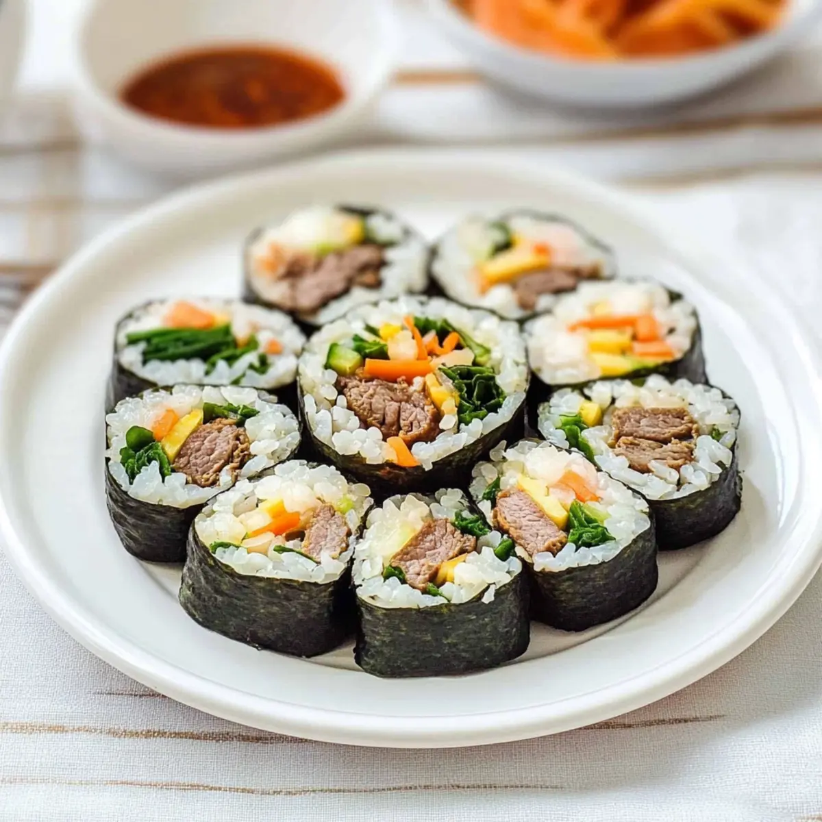 Delicious Kimbap (Seaweed Rice Rolls) for Easy Homemade Lunches