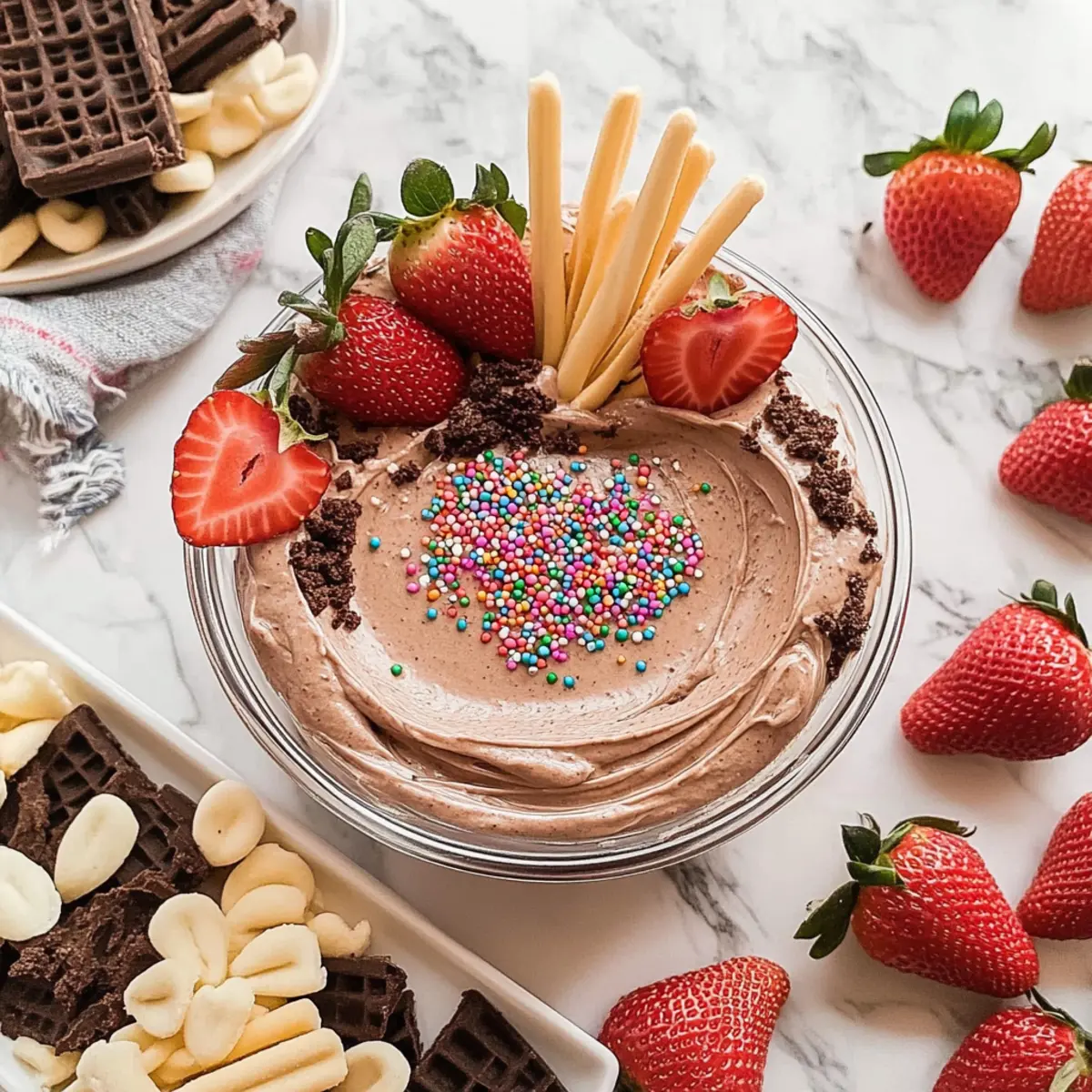 Indulge in Decadent Brownie Batter Dip for Sweet Moments
