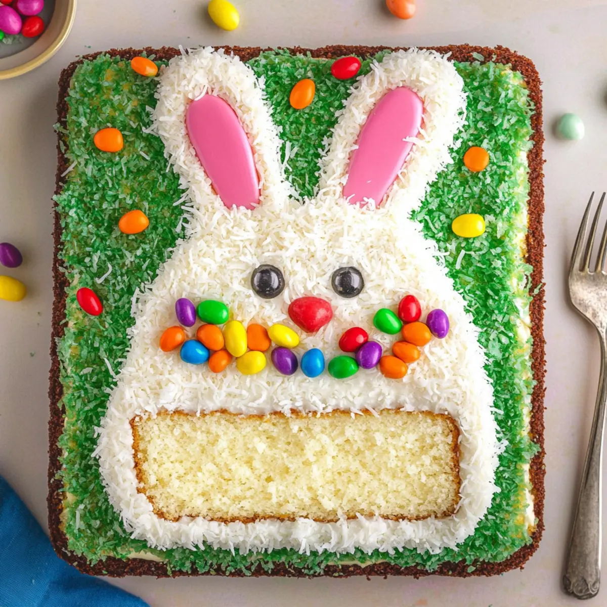 Irresistibly Cute Easter Bunny Cake for Your Family Celebration
