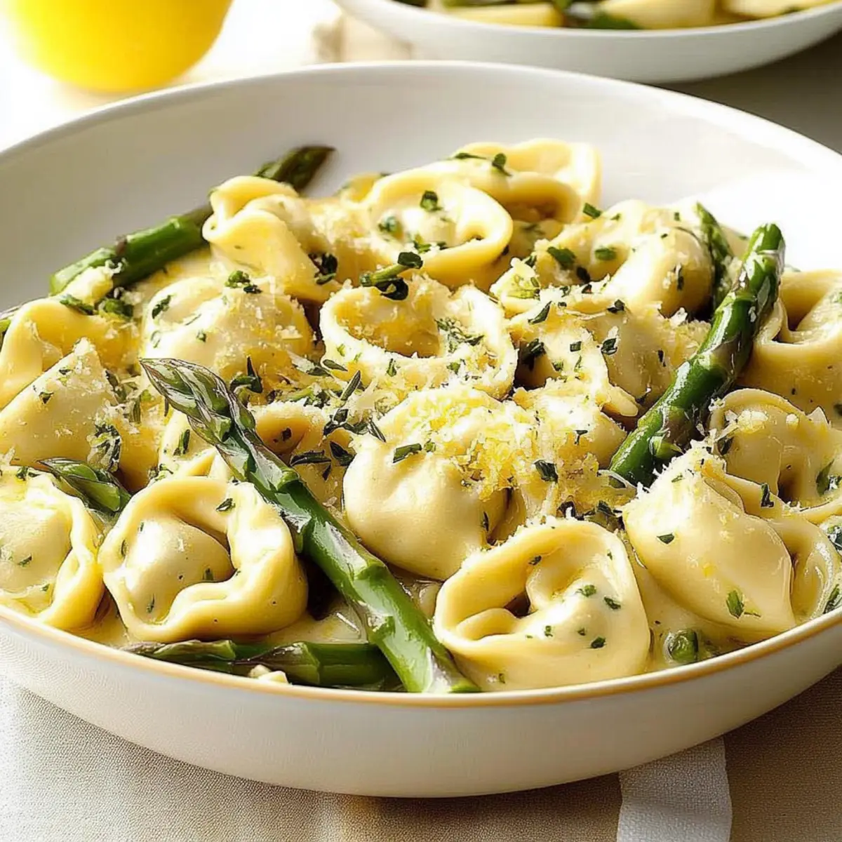Tortellini with Asparagus & Lemon: A Fresh Spring Delight